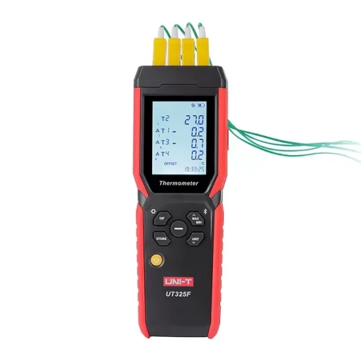 Máy đo nhiệt độ tiếp xúc 4 kênh Uni-T UT325F Máy đo nhiệt độ tiếp xúc 4 kênh