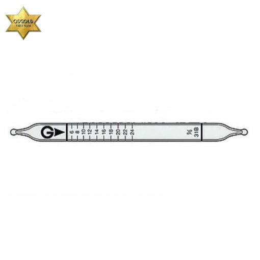 Ống phát hiện nhanh khí Oxygen O2 Gastec 31B (3~24%) Ống phát hiện nhanh khí Oxygen O2 Gastec 31B (3~24%)