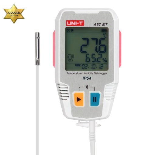 Bộ ghi dữ liệu độ ẩm nhiệt độ Uni-T A57BT Bộ ghi dữ liệu độ ẩm nhiệt độ Uni-T A57BT