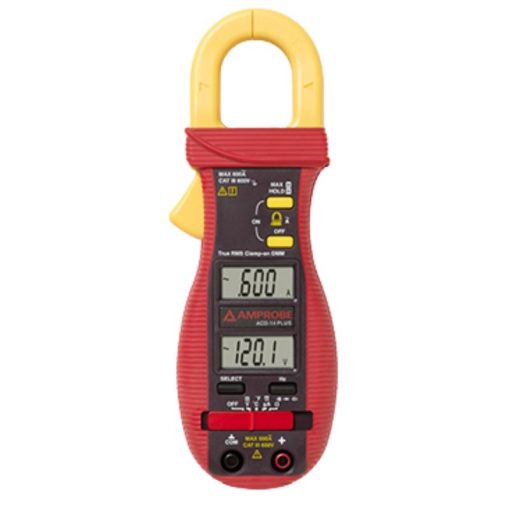 Đồng hồ vạn năng kẹp màn hình kép Amprobe ACD-14 PLUS Đồng hồ vạn năng kẹp màn hình kép Amprobe ACD-14 PLUS tích hợp đo nhiệt độ