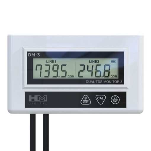 Thiết bị giám sát EC/TDS kép dạng inline thương mại DM-3 Thiết bị giám sát EC/TDS kép dạng inline thương mại DM-3