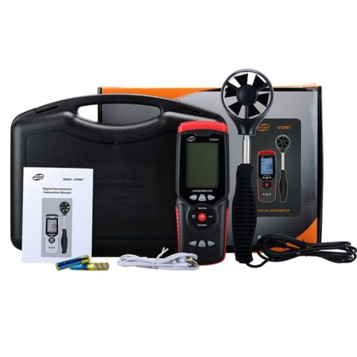 Máy đo tốc độ, lưu lượng gió Benetech GT8907 (Kết nối PC) Máy đo tốc độ, lưu lượng gió Benetech GT8907 (Kết nối PC)