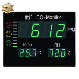 Máy đo nồng độ CO2, nhiệt độ và độ ẩm HTI HT-2008