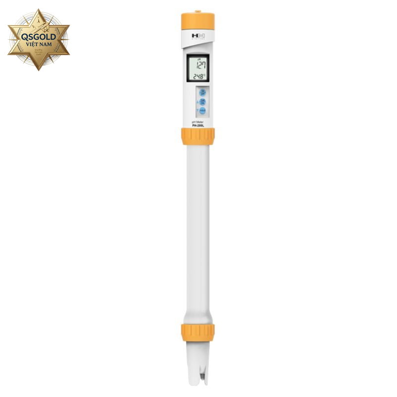 Máy đo pH/nhiệt độ chuyên nghiệp chống thấm nước HM Digital PH-200L