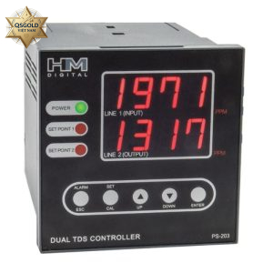 Bộ điều khiển TDS màn hình kép HM Digital PS-203