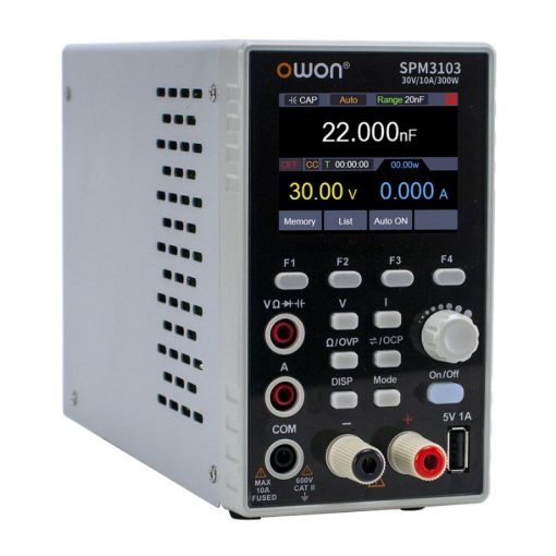 Nguồn 1 chiều DC kèm đồng hồ vạn năng OWON SPM6103 (1CH; 300W; 0-60V ; 10A) Nguồn 1 chiều DC kèm đồng hồ vạn năng OWON SPM6103
