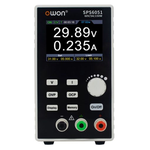 Nguồn điện DC lập trình 1 kênh OWON SPS3081 (30V; 8A; 120W) Nguồn điện DC lập trình 1 kênh OWON SPS3081