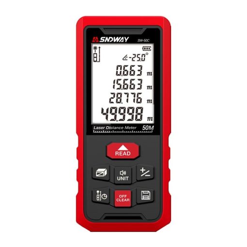Máy đo khoảng cách lazer SNDWAY SW-50C (0.05-120m) Máy đo khoảng cách lazer SNDWAY SW-50C