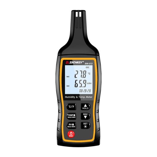 Máy đo nhiệt độ và độ ẩm điện tử trong nhà và ngoài trời SW-572 Máy đo nhiệt độ và độ ẩm điện tử trong nhà và ngoài trời SW-572
