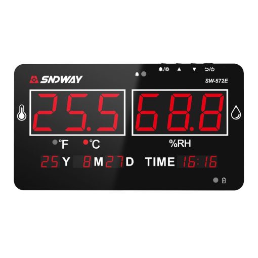 Nhiệt kế và ẩm kế gắn tường SNDWAY SW-572D Nhiệt kế và ẩm kế gắn tường SW-572D