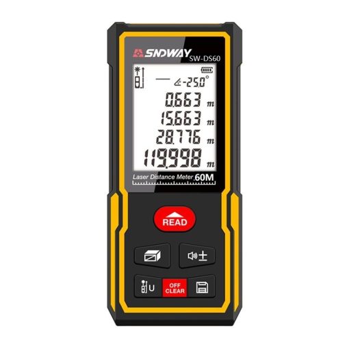 Máy đo khoảng cách lazer SNDWAY SW-DS60 (0.05-120m) Máy đo khoảng cách lazer SNDWAY SW-DS60