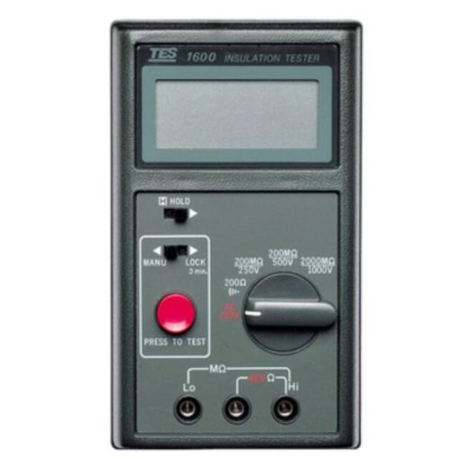 Máy đo điện trở cách điện TES TES-1600 (2000MΩ /1000V) Máy đo điện trở cách điện TES-1600