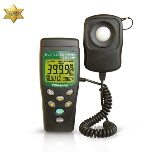 Máy đo ánh sáng đèn LED Tenmars TM-209M Máy đo ánh sáng đèn LED Tenmars TM-209M