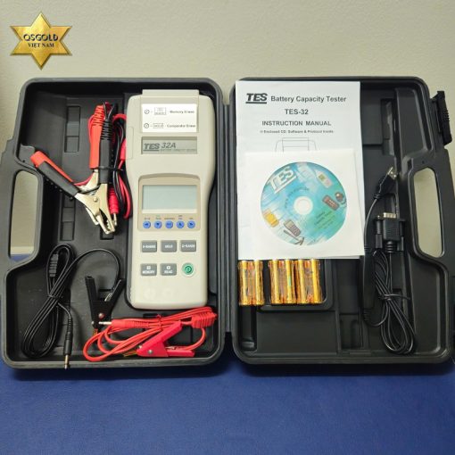 Máy Kiểm Tra Dung Lượng Pin, Ắc Quy TES-32A Chính Hãng