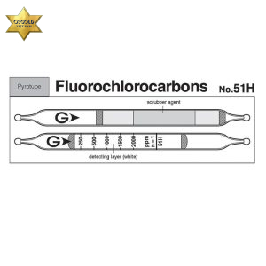 Ống phát hiện khí Fluorochlorocarbons Gastec 51H (125~3000ppm)