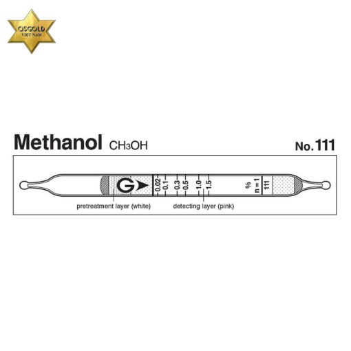 Ống phát hiện nhanh Methanol CH3OH Gastec 111 (0.002~4.5%) Ống phát hiện nhanh Methanol CH3OH Gastec 111 (0.002~4.5%)