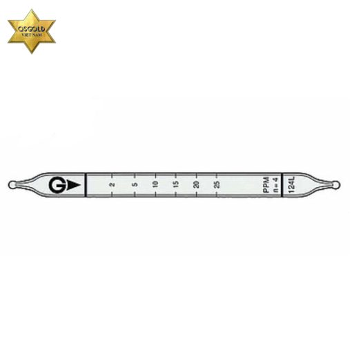 Ống phát hiện nhanh Styrene C6H5CH:CH2 Gastec 124L (2-100ppm) C₆H₅CH=CH₂