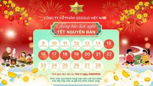 Thông báo nghỉ tết Nguyên đán - 2026