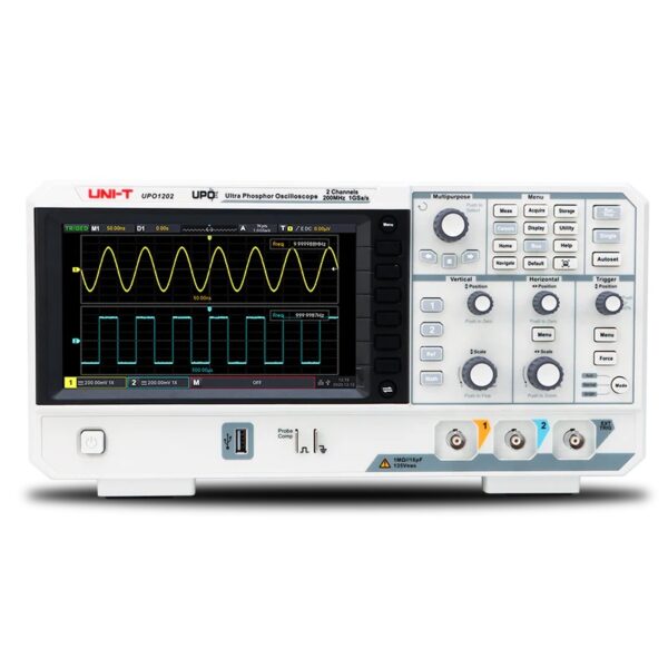 Máy hiện sóng UNI-T UNI-UPO1202 (200MHz, 1 GSa/s, 2 CH)