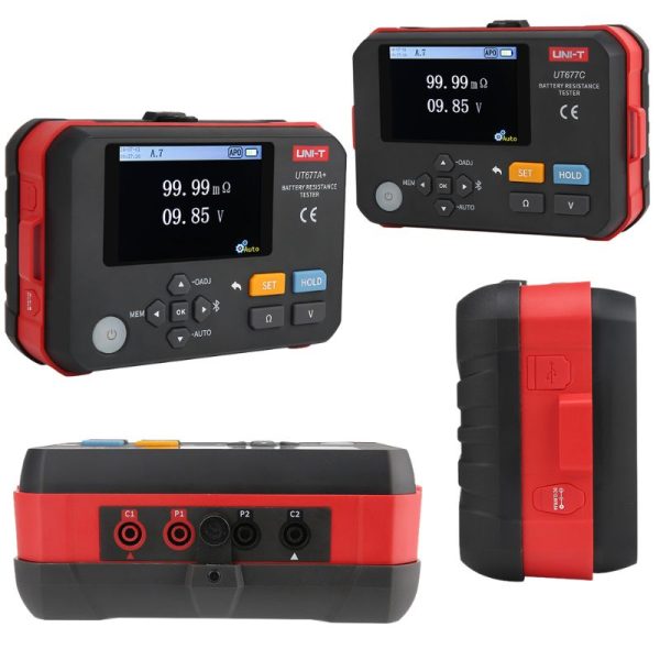 Máy đo nội trở pin sạc, ắc quy Uni-T UT677C