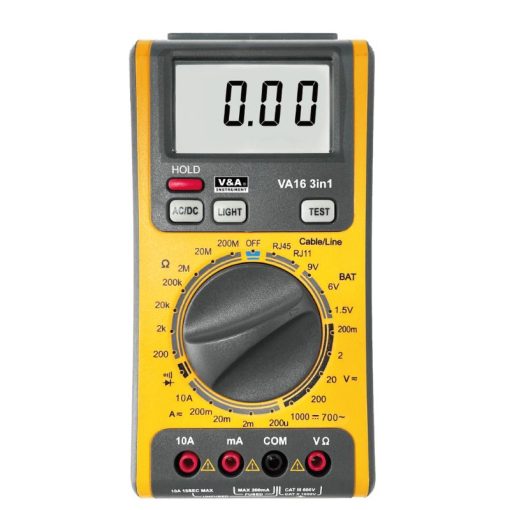 Đồng hồ vạn năng 3 in 1 Vainstruments VA16 Đồng Hồ Vạn Năng 3 Trong 1 V&A VA16