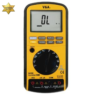 Đồng Hồ Vạn Năng Đo Điện Trở Cách Điện V&A VA588 True RMS
