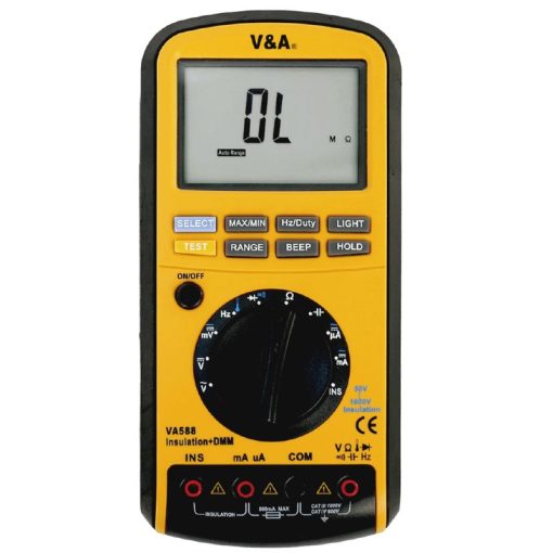 Đồng hồ vạn năng Vainstruments VA588 Đồng Hồ Vạn Năng Đo Điện Trở Cách Điện V&A VA588 True RMS