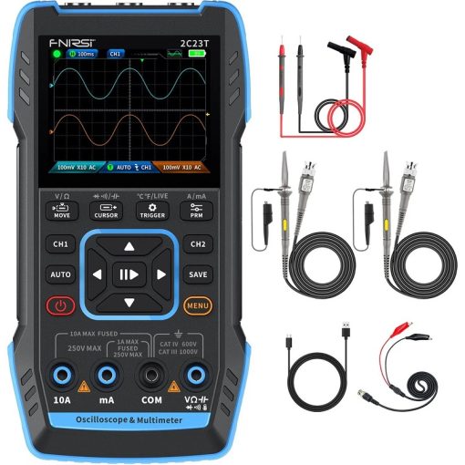 Máy hiện sóng cầm tay 3 trong 1 FNIRSI 2C23T (2 kênh, 10MHz, 50MS/s)