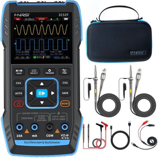 Máy hiện sóng cầm tay 3 trong 1 FNIRSI 2C53T (50MHz, 250MS/s)