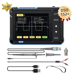 Máy hiện sóng cầm tay mini FNIRSI DSO-152 Plus (200KHz, 2.5MS/s)