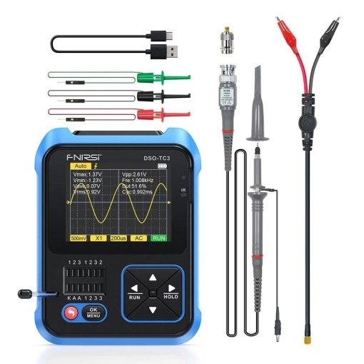 Máy hiện sóng cầm tay 3 trong 1 FNIRSI DSO-TC3 Plus (500KHz, 10MS/s)