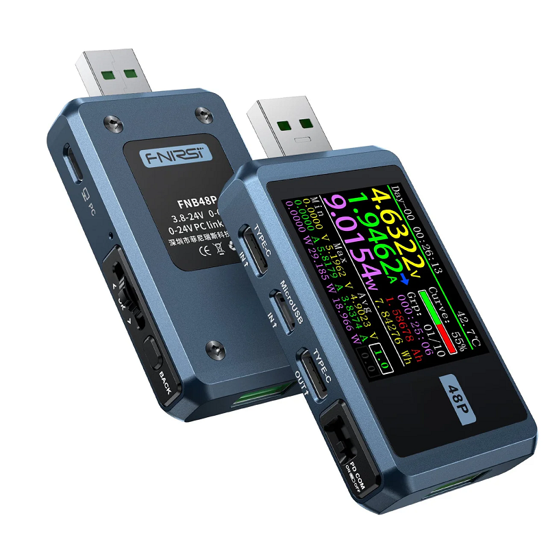 Thiết bị kiểm tra sạc nhanh USB FNIRSI FNB48P