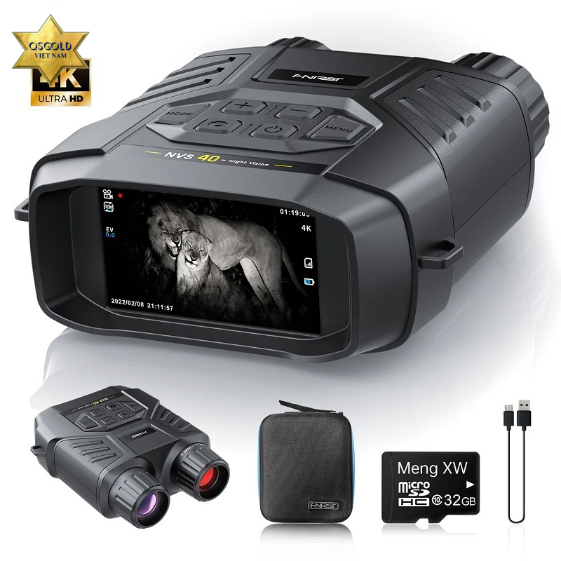 Ống nhòm hồng ngoại nhìn đêm FNIRSI NVS-40 (4K HD)