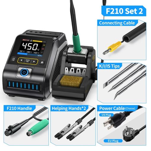 Máy hàn nhiệt công suất cao FNIRSI DWS-200 F210 Plus (200W)